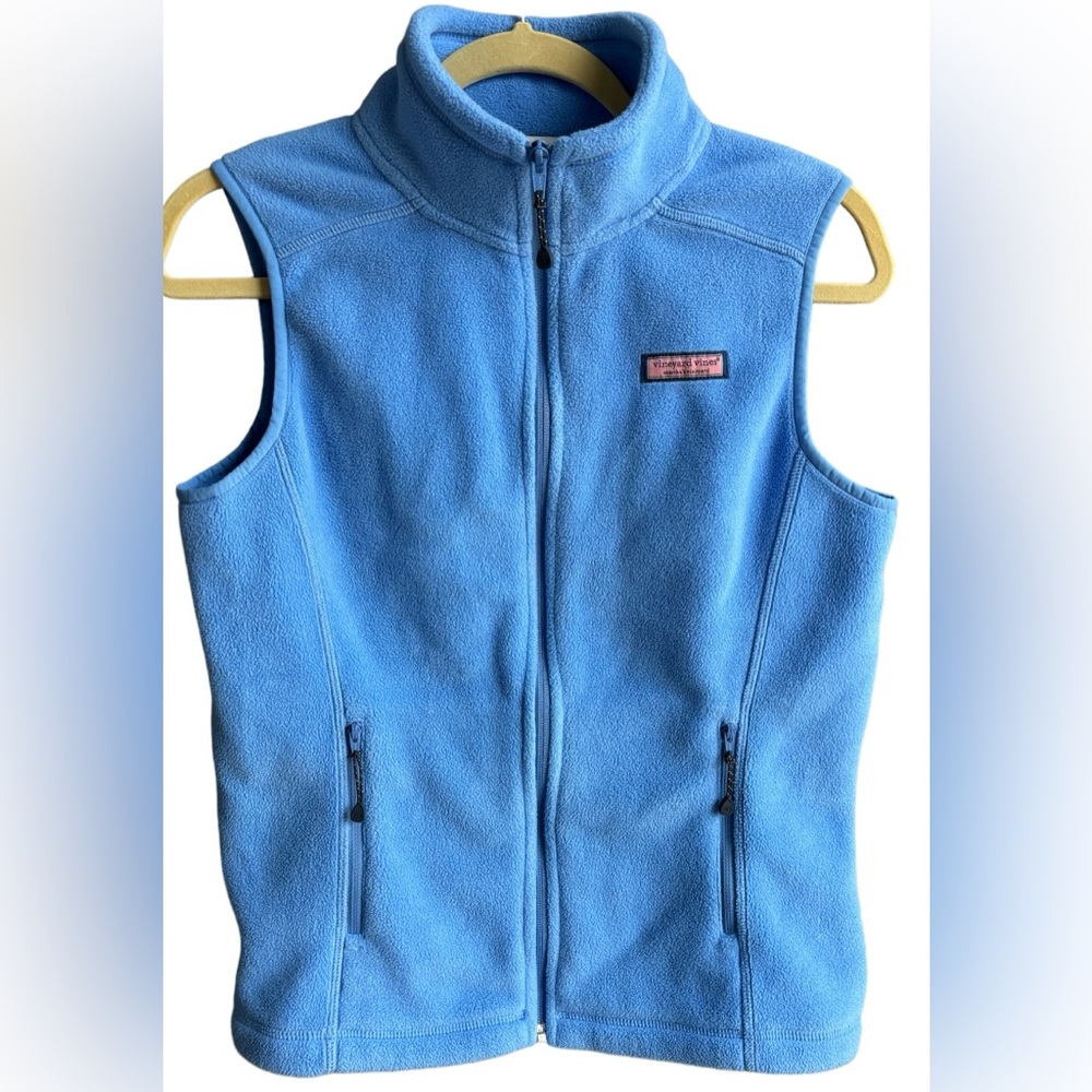 Vineyard Vines Sky Blue Fleece Vest